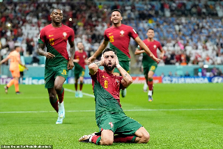 Portugal Victory Over Uruguay 2-0, Qualifies For The Knock Out Round